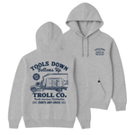 Men's Tools Down Delivery Hoodie - Color: Gray Heather