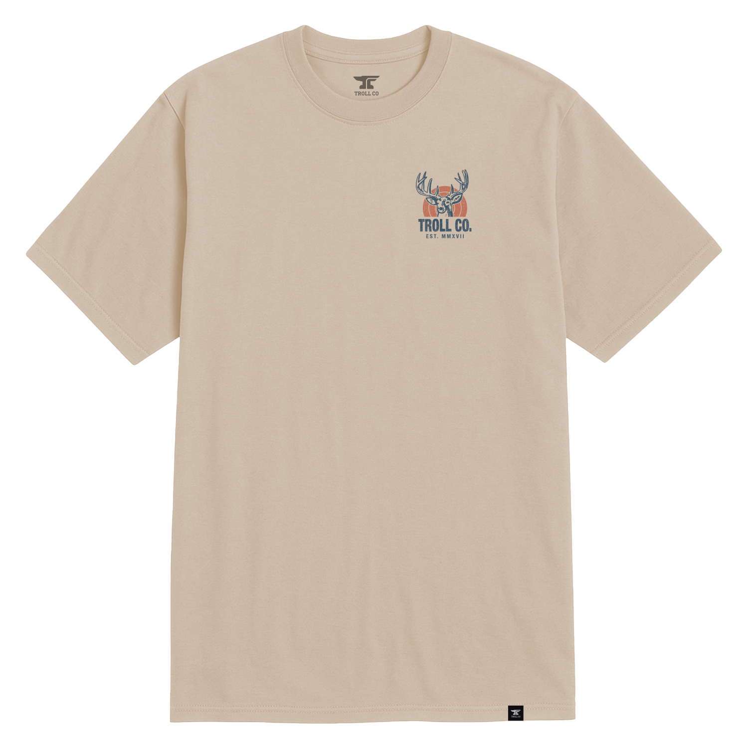 Men's Buck Off T-Shirt - Color: Cream