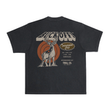 Men's Buck Off Heavyweight Pigment Dye T-Shirt - Color: Black