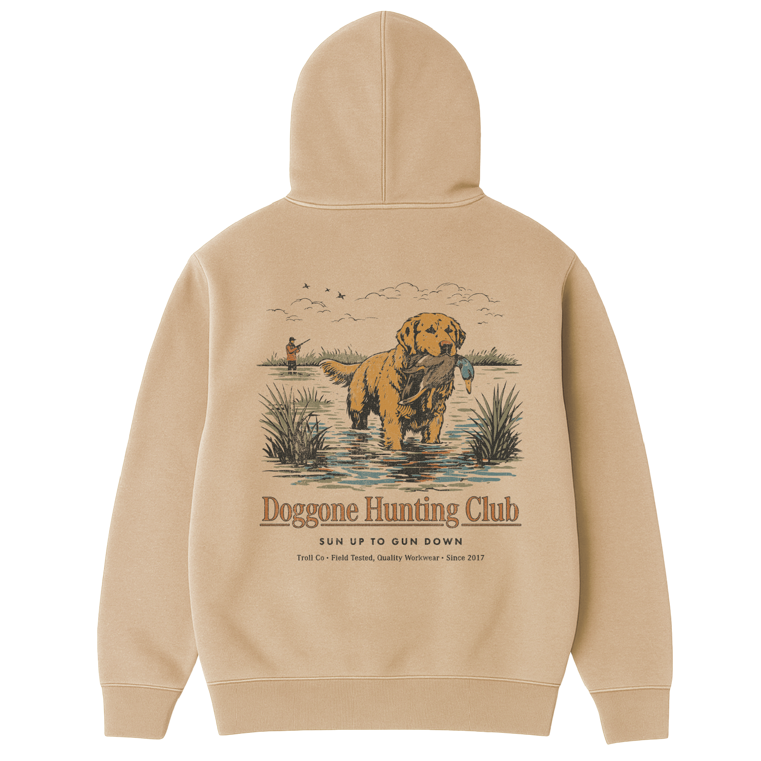 Men's Doggone Hoodie - Color: Mushroom