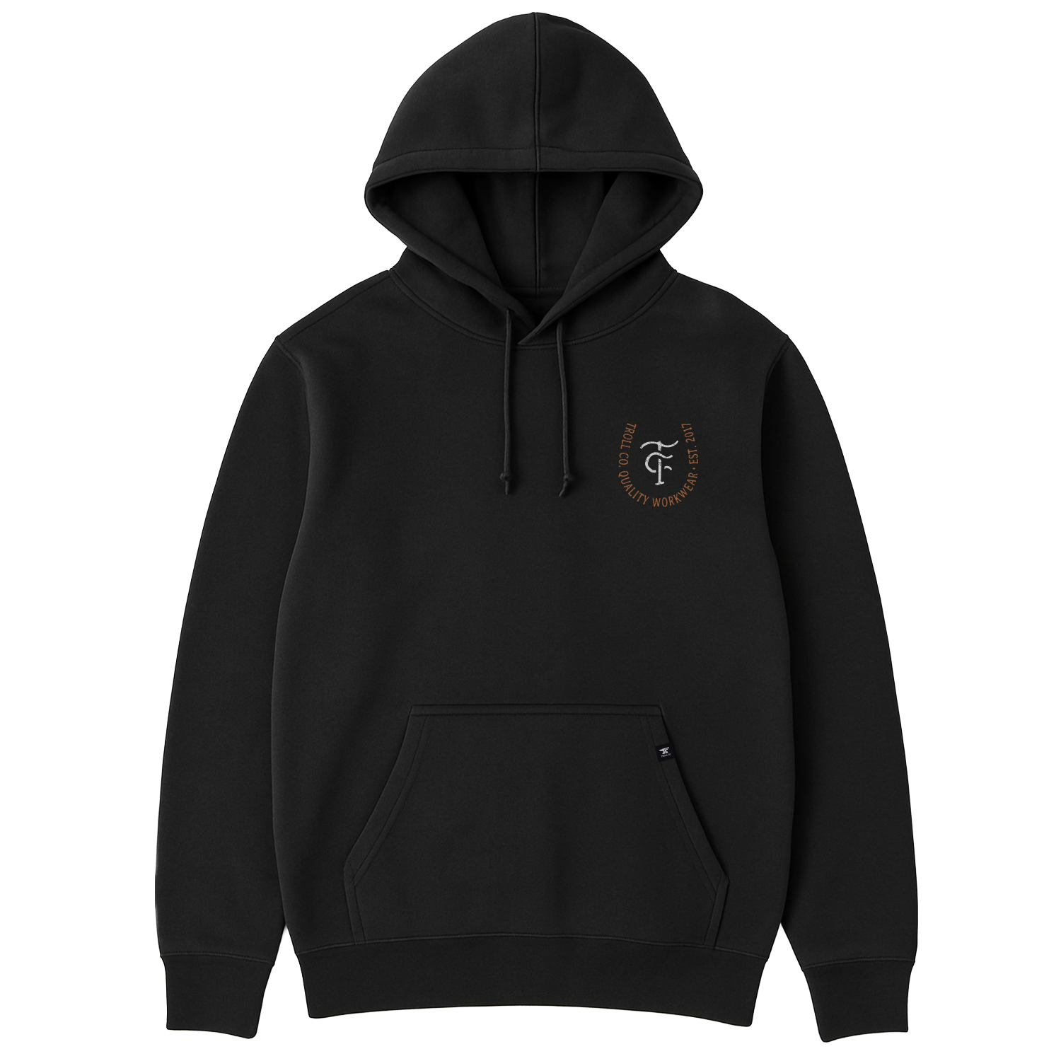 Men's No Luck Ranch Hoodie - Color: Black