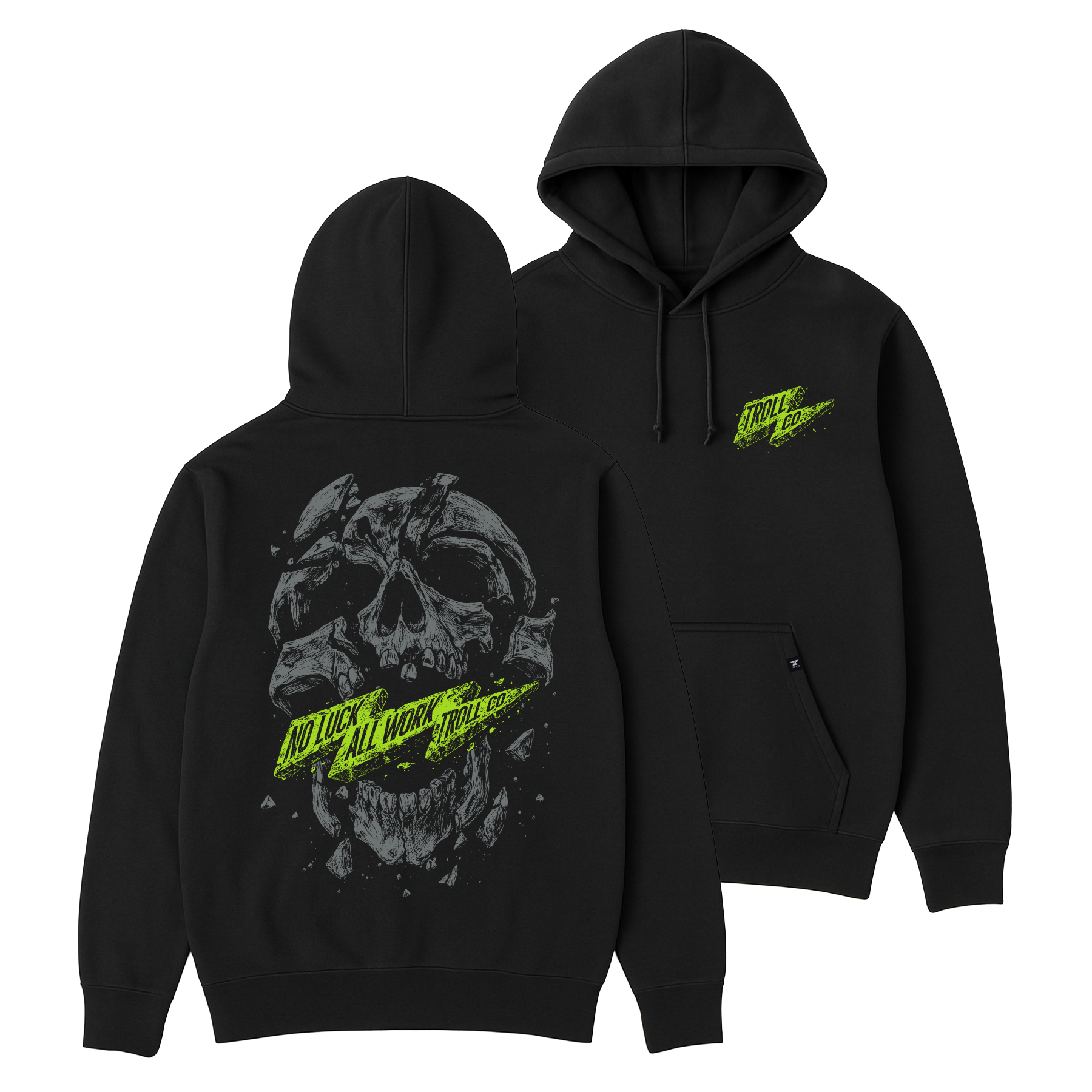 Men's NOLAW Shattered Hoodie - Color: Black