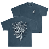 Men's DBC Overload Heavyweight Pigment Dye T-Shirt - Color: Midnight Navy