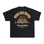 Men's Burnt Out Heavyweight T-Shirt - Color: Black