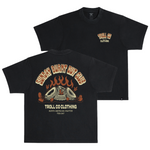 Men's Burnt Out Heavyweight T-Shirt - Color: Black