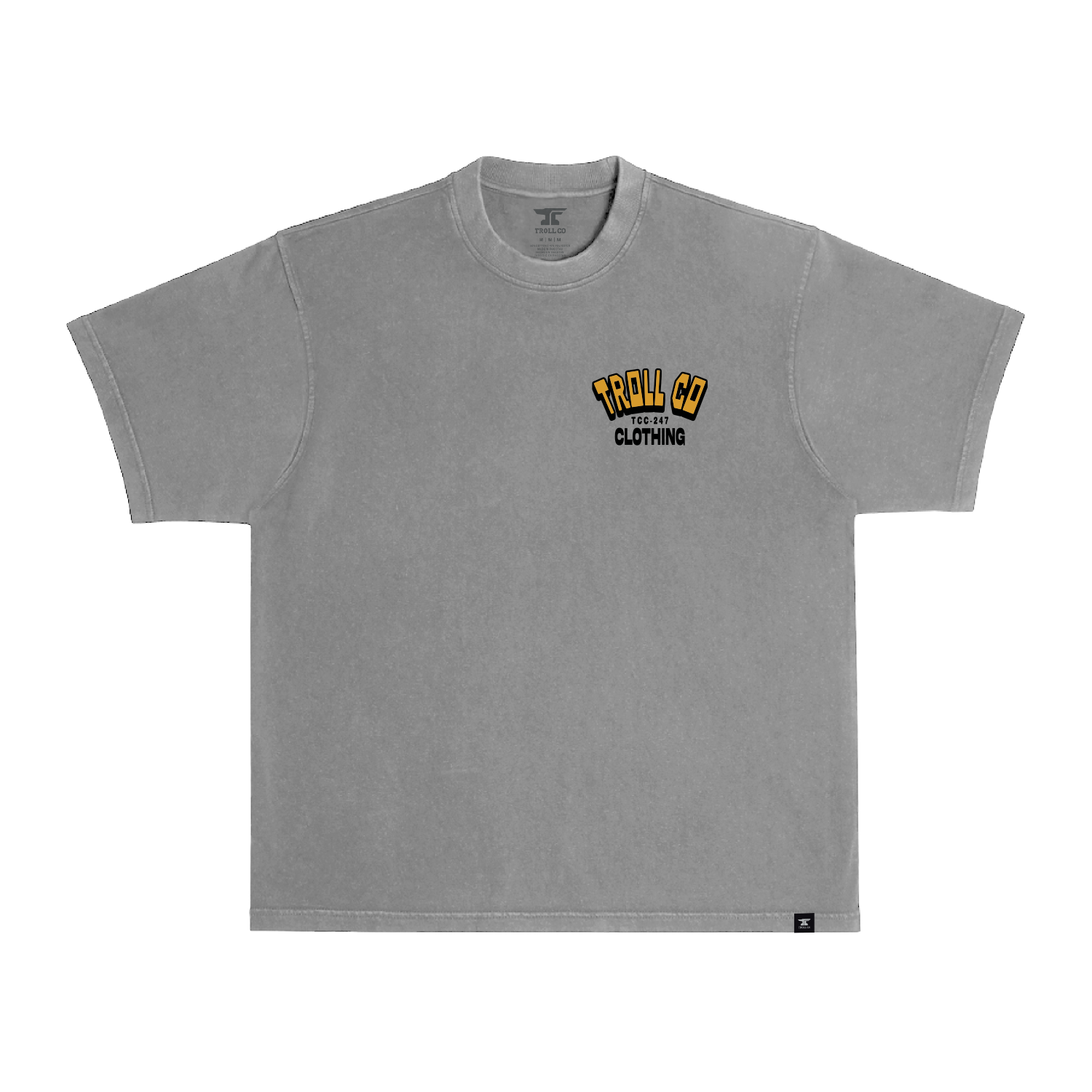 Men's Burnt Out Heavyweight Pigment Dye T-Shirt - Color: Tornado