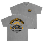 Men's Burnt Out Heavyweight Pigment Dye T-Shirt - Color: Tornado