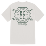 Men's BCCC Crest T-Shirt - Color: Bone
