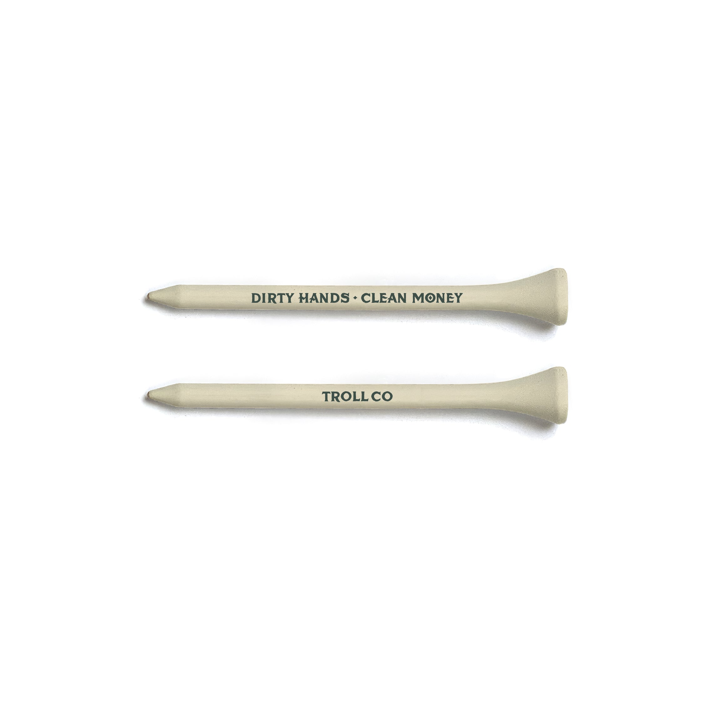 BCCC Golf Tees - Color: White Green