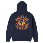 Men's Oil & Lube Garage Hoodie | Color: Navy