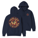 Men's Oil & Lube Garage Hoodie | Color: Navy
