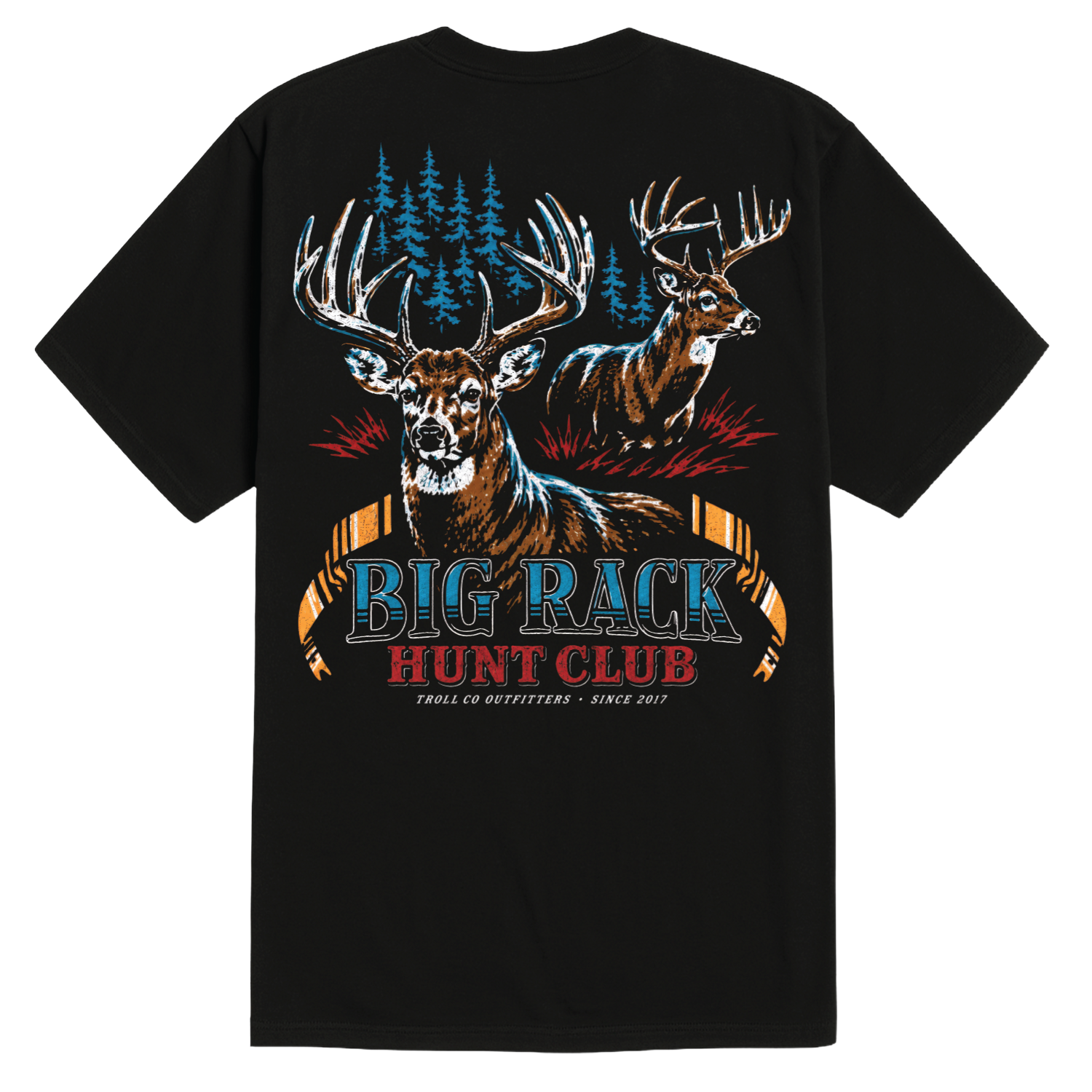 Men's Big Rack T-Shirt | Color: Black