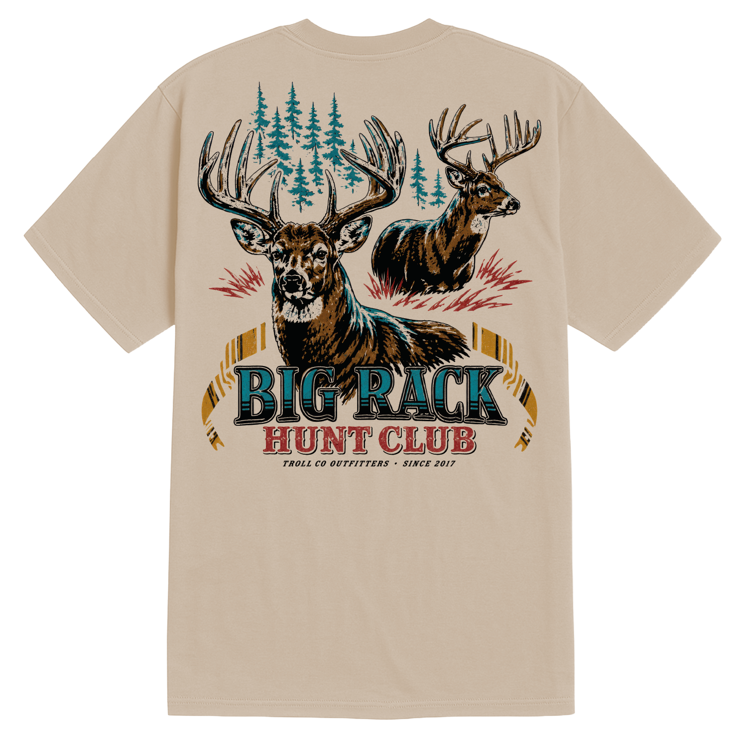 Men's Big Rack T-Shirt | Color: Cream