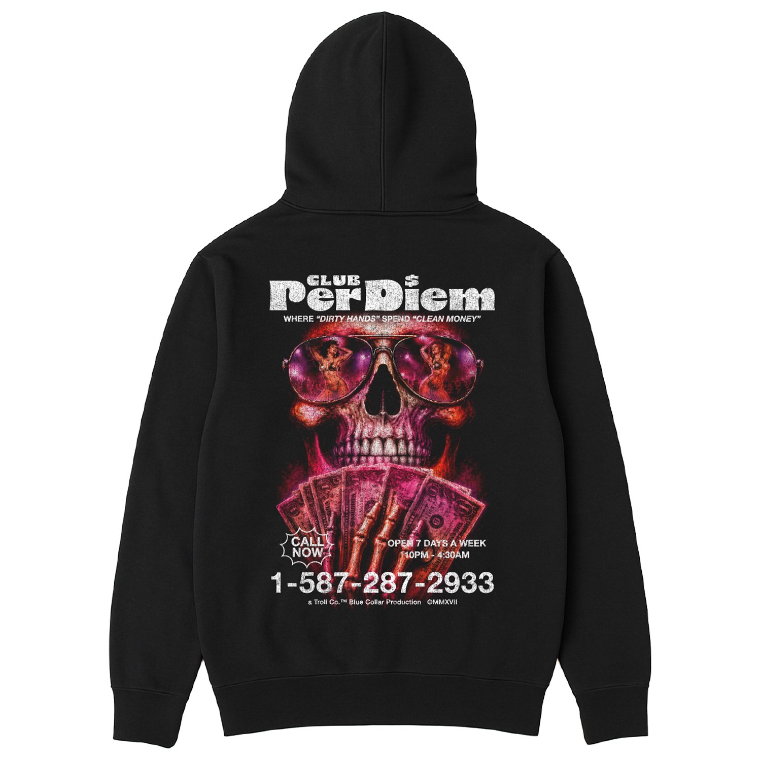 Men's Club Per Diem Hoodie | Color: Black
