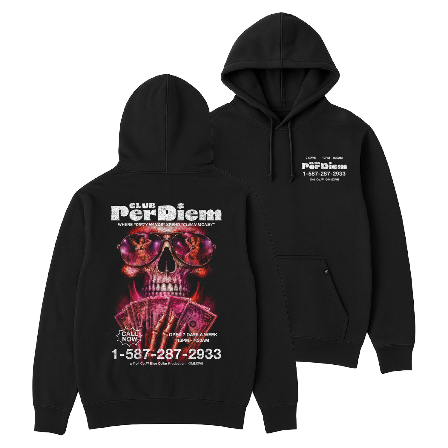 Men's Club Per Diem Hoodie | Color: Black